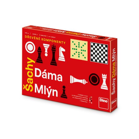 Obrázek Šachy, dáma, mlýn