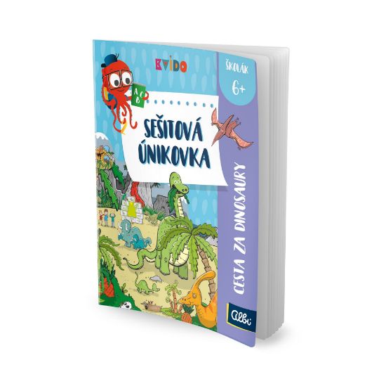 Obrázek Sešitová únikovka - Cesta za dinosaury - Kvído