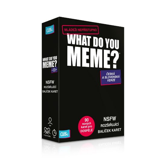Obrázek What Do You Meme - rozšíření Mládeži nepřístupno