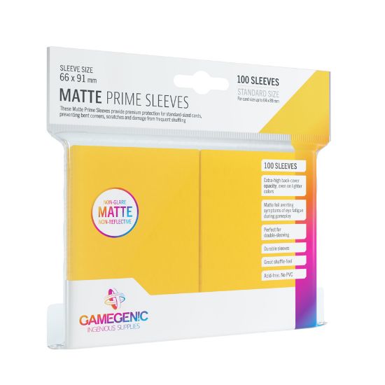 Obrázek Gamegenic: Matte Prime Sleeves Yellow