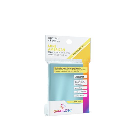 Obrázek Gamegenic: PRIME Mini American-Sized Sleeves 44 x 67 mm
