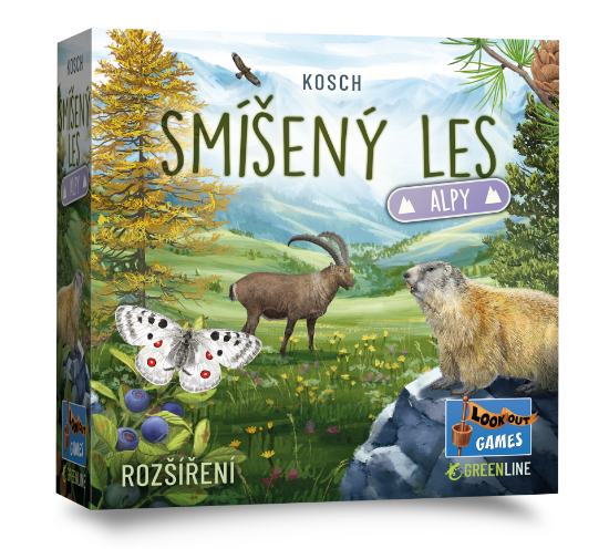 Obrázek Smíšený les: Alpy