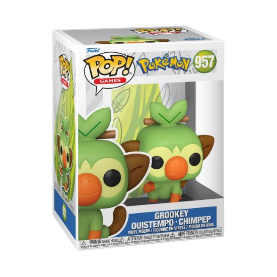 Obrázek Funko POP Games: Pokemon S14 - Grookey(EMEA)