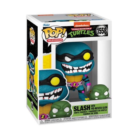Obrázek Funko POP&Buddy: TMNT S4 – Slash & Pre-mutated, turtle Slash