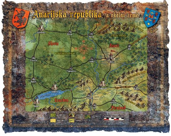 Obrázek Mapa Anarijské republiky