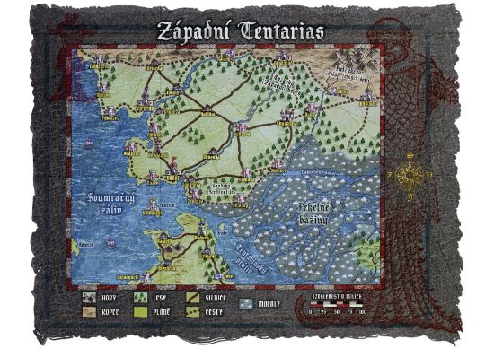 Obrázek Mapa Západního Tentariasu