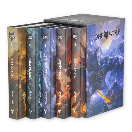 Obrázek Lone Wolf: Cyklus Kai - komplet 5 vázaných knih