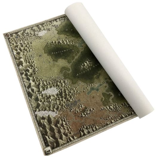 Obrázek Zapovězené země - mapa na plátně