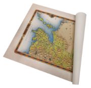 Obrázek Lone Wolf: Mapa Sommerlundu na plátně