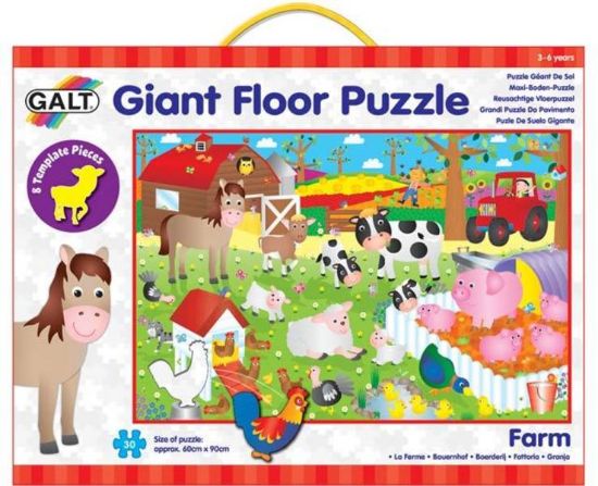 Obrázek Velké podlahové puzzle – na farmě