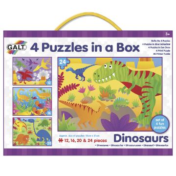 Zobrazit detail produktu - 4 Puzzle v krabici - Dinosauři Obrázek 4 Puzzle v krabici - Dinosauři