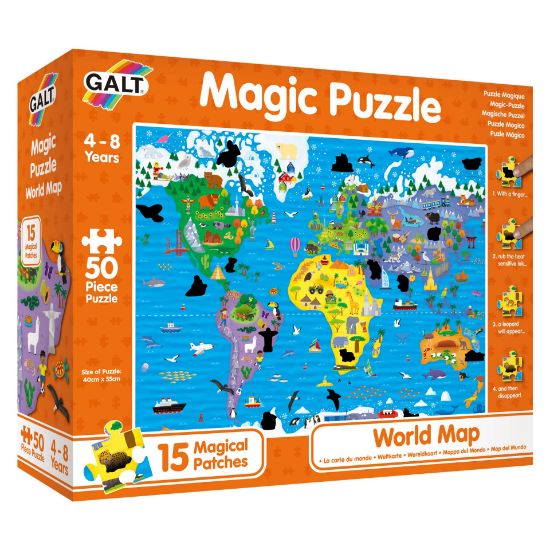 Obrázek Magické puzzle - Mapa světa