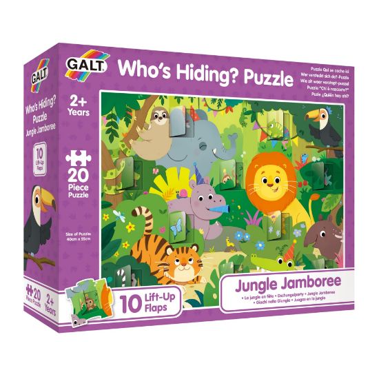 Obrázek Puzzle schovávačka - Džungle