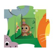 Obrázek Puzzle schovávačka - Džungle