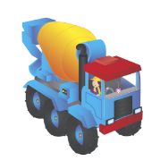 Obrázek Velké podlahové puzzle – na staveništi