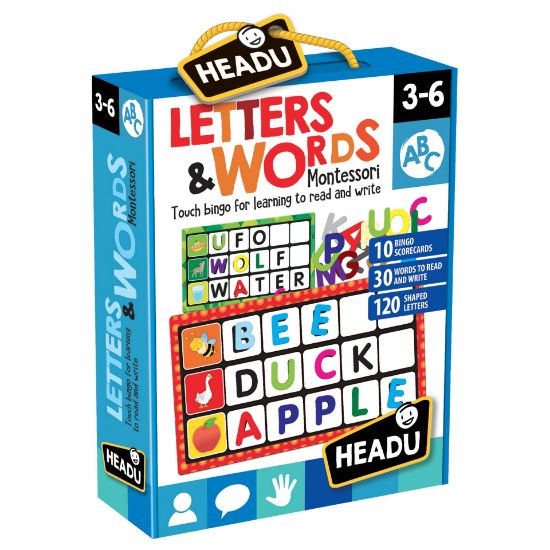 Obrázek HEADU EN: Montessori - Bingo - Písmena a slova