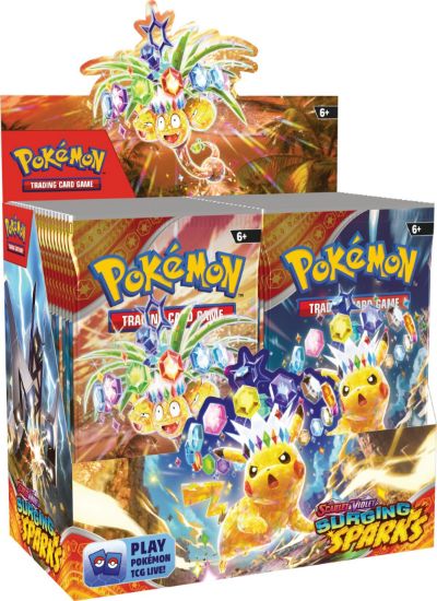 Obrázek Pokémon TCG: SV08 Surging Sparks - Booster Box (36 boosterů)