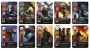 Obrázek Karetní hra Gwint - Ballads Legendary Foil Cards - Příšery (10 karet) CZ