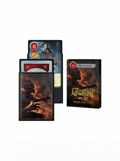 Obrázek Ochranné obaly na karty Gwint - Monsters (100 ks)