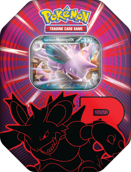 Obrázek Pokémon TCG: Team Rocket Tin Nidoking ex
