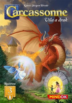 Zobrazit detail produktu - Carcassonne rozšíření 3: Víla a drak (2025) Obrázek Carcassonne rozšíření 3: Víla a drak (2025)