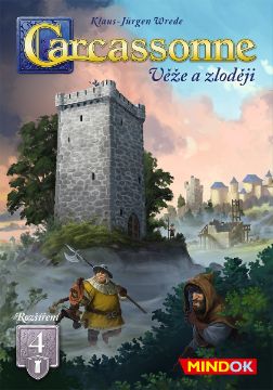 Zobrazit detail produktu - Carcassonne rozšíření 4: Věže a zloději (2025) Obrázek Carcassonne rozšíření 4: Věže a zloději (2025)