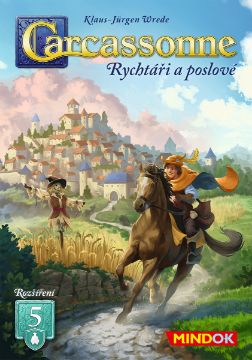 Zobrazit detail produktu - Carcassonne rozšíření 5: Rychtáři a poslové (2025) Obrázek Carcassonne rozšíření 5: Rychtáři a poslové (2025)