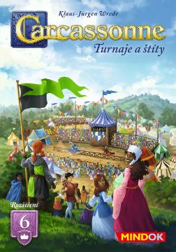 Zobrazit detail produktu - Carcassonne rozšíření 6: Turnaje a štíty (2025) Obrázek Carcassonne rozšíření 6: Turnaje a štíty (2025)