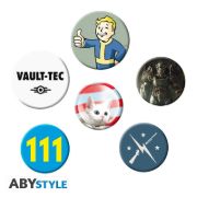 Obrázek Sada Placek Fallout (6 ks)