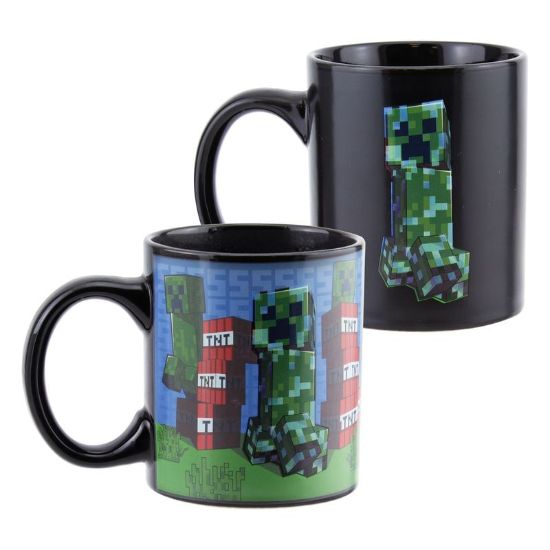 Obrázek Hrnek Minecraft - Creeper, měnící se