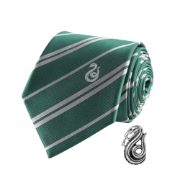 Obrázek Kravata Harry Potter s odznakem - Zmijozel