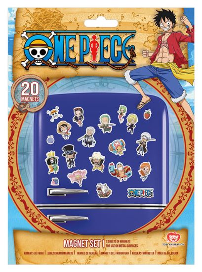 Obrázek Sada magnetek One Piece - Chibi (20 ks)
