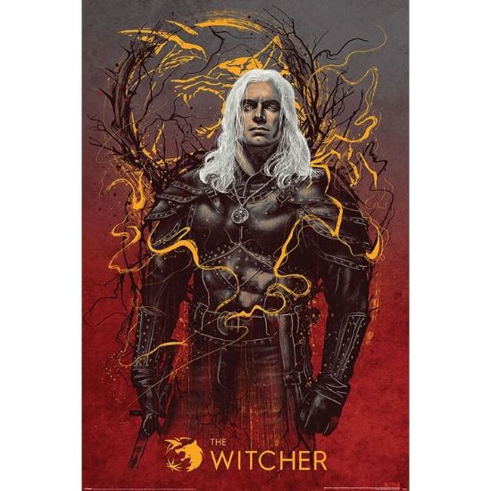 Obrázek Plakát Zaklínač - Vlk Geralt (Netflix)