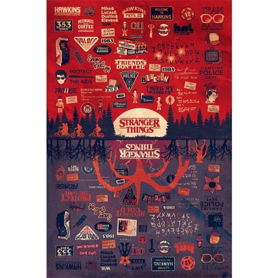 Obrázek Plakát Stranger Things - Upside Down