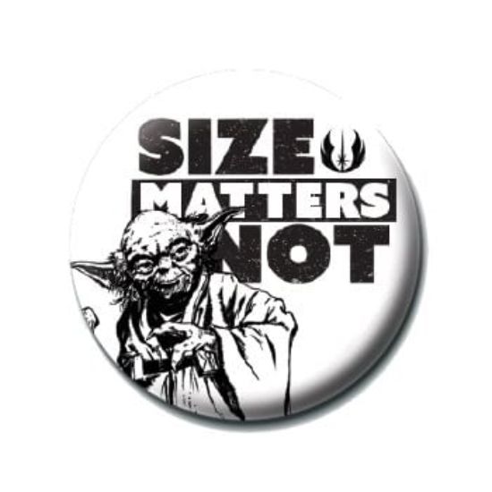 Obrázek Placka Star Wars - Size Matters Not