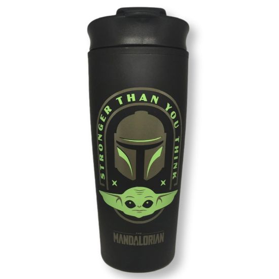 Obrázek Cestovní hrnek Star Wars: Mandalorian - Stronger Than You Think