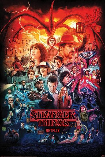 Obrázek Plakát Stranger Things - Seasons Montage