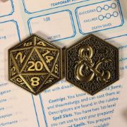 Obrázek Sběratelská mince Dungeons & Dragons D20