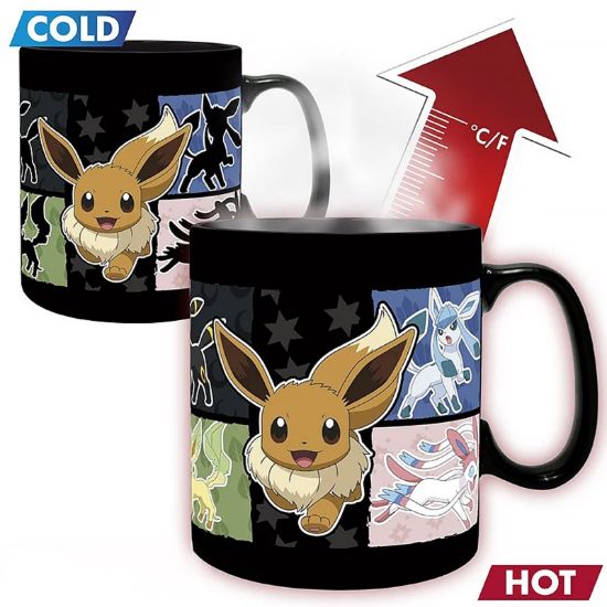 Obrázek Hrnek Pokémon - Eevee Evolution, měnící se