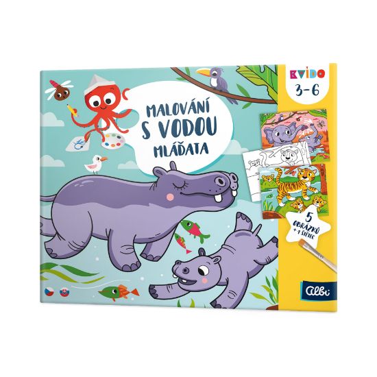 Obrázek Kvído - Malování s vodou:  Mláďata
