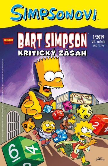 Obrázek Bart Simpson  65:01/2019 Kritický zásah