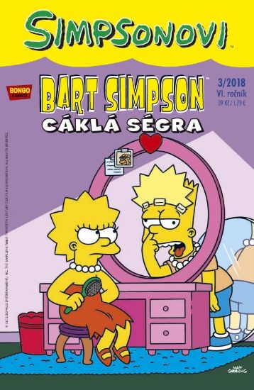 Obrázek Bart Simpson  55:03/2018 Cáklá ségra