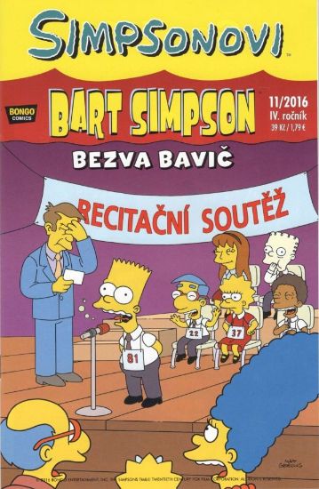 Obrázek Bart Simpson  39:11/2016 Bezva bavič