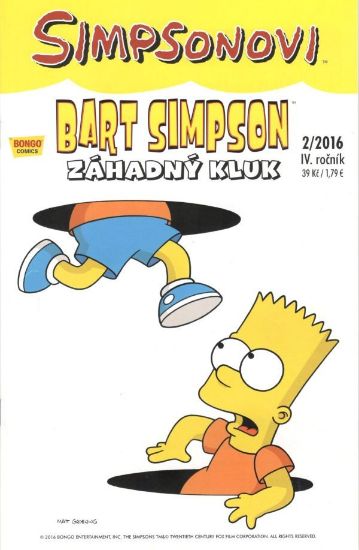 Obrázek Bart Simpson  30:02/2016 Záhadný kluk