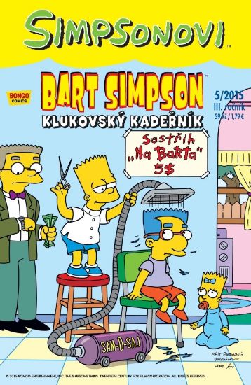Obrázek Bart Simpson  21:05/2015 Klukovský kadeřník