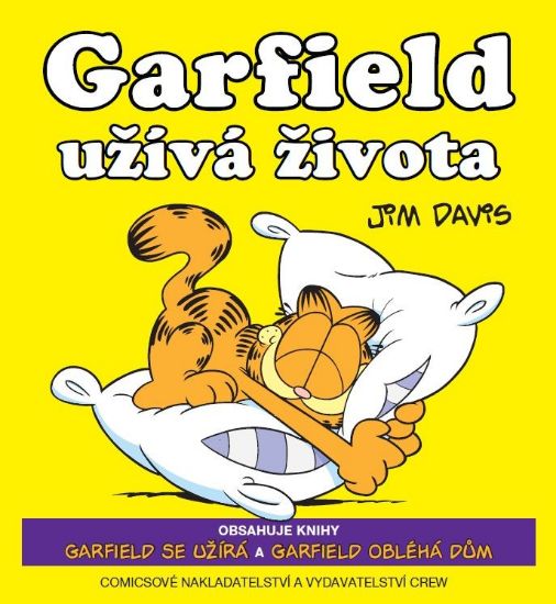 Obrázek Garfield užívá života