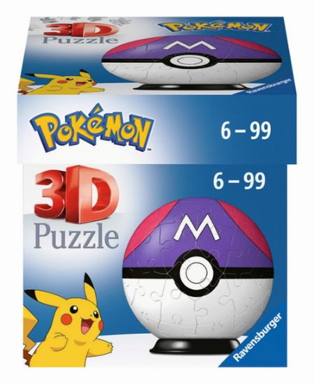 Obrázek Puzzle-Ball Pokémon: Master Ball 54 dílků