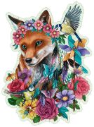 Obrázek Dřevěné puzzle Barevná liška 150 dílků