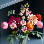 Obrázek Krásná kytice růžových květin