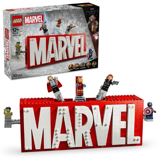 Obrázek Logo MARVEL a minifigurky